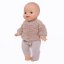 Legíny pro panenku 34 cm By Loli - Basic Beige