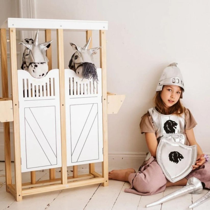 Dřevěná stáj pro koníky By Astrup - Stable For Hobby Horses