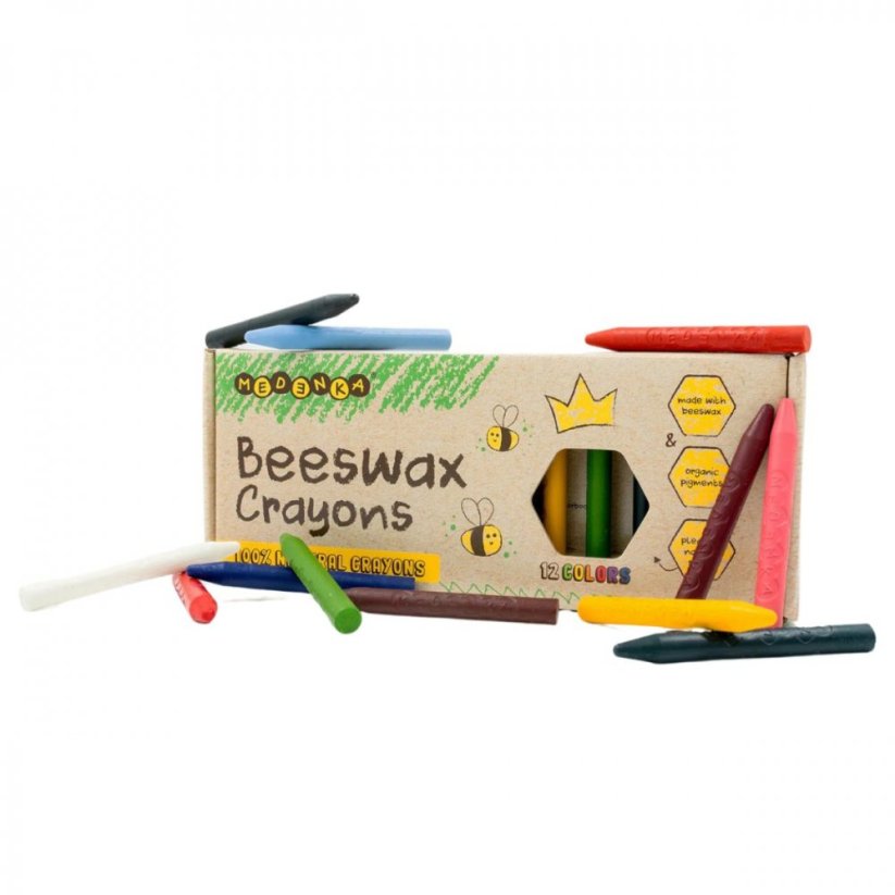 Přírodní voskovky z včelího vosku Medenka - Klasické barvy 3+