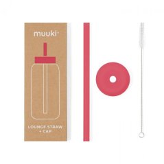 Brčko a víčko pro lahev Muuki 720 ml - Watermelon High