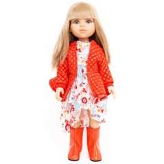Bunda pro panenku Paola Reina a Minikane 32 cm By Loli - Peplum Red