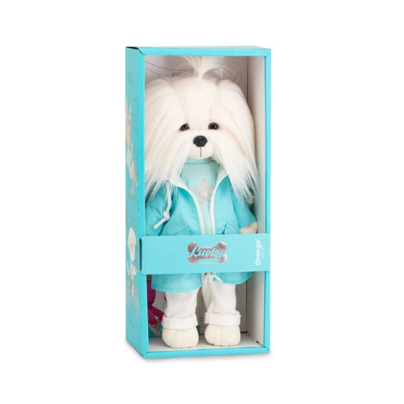 Plyšový pejsek maltézská fenka Lucky Doggy - Mimi Rainy Day