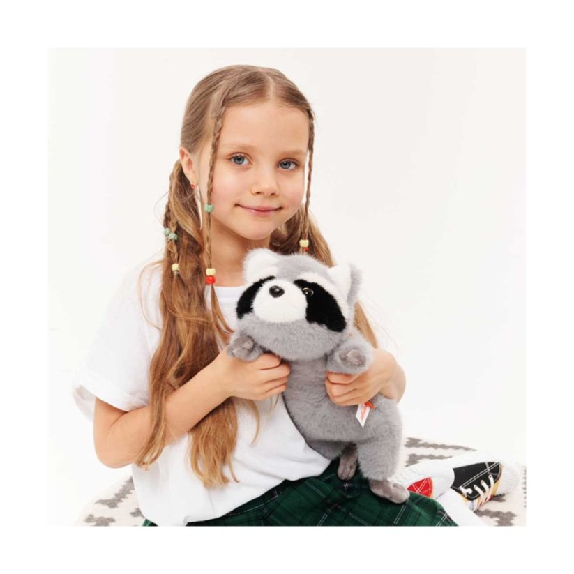 Plyšový mýval ležící Orange toys 38 cm - Raccoon
