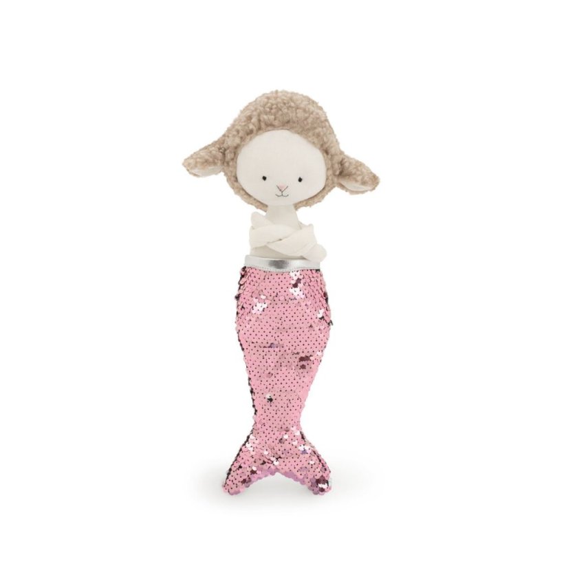 Látková ovečka s ploutví 30 cm Cotti Motti Orange Toys - Zoe Mermaid tail