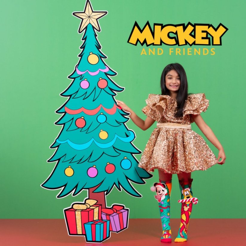 Podkolenky MADMIA - Mickey's Christmas - 3 - 5 let