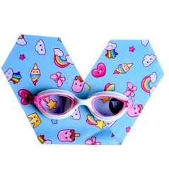 Dětské plavecké brýle se šátkem 3 - 10 let Waterplops - Kawaii