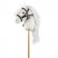 Hobby koník na tyči By Astrup - Hobby Horse White