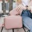 Kabelka a organizér na kočárek 2v1 Joissy VERA - Blush beige