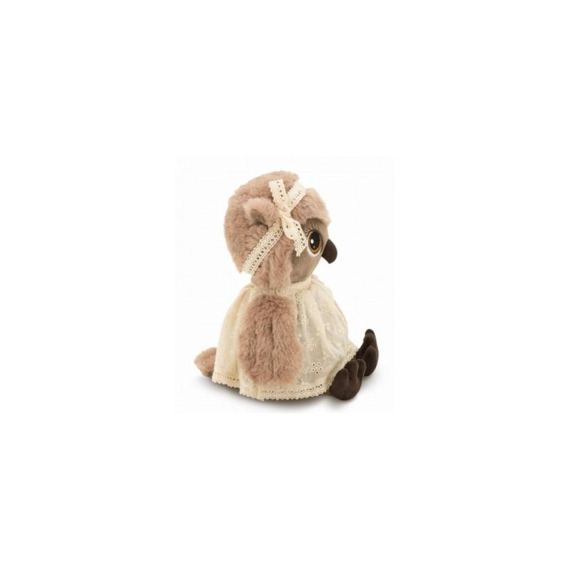 Plyšová sovička Orange toys 25 cm - Owl Sonya Creme dress