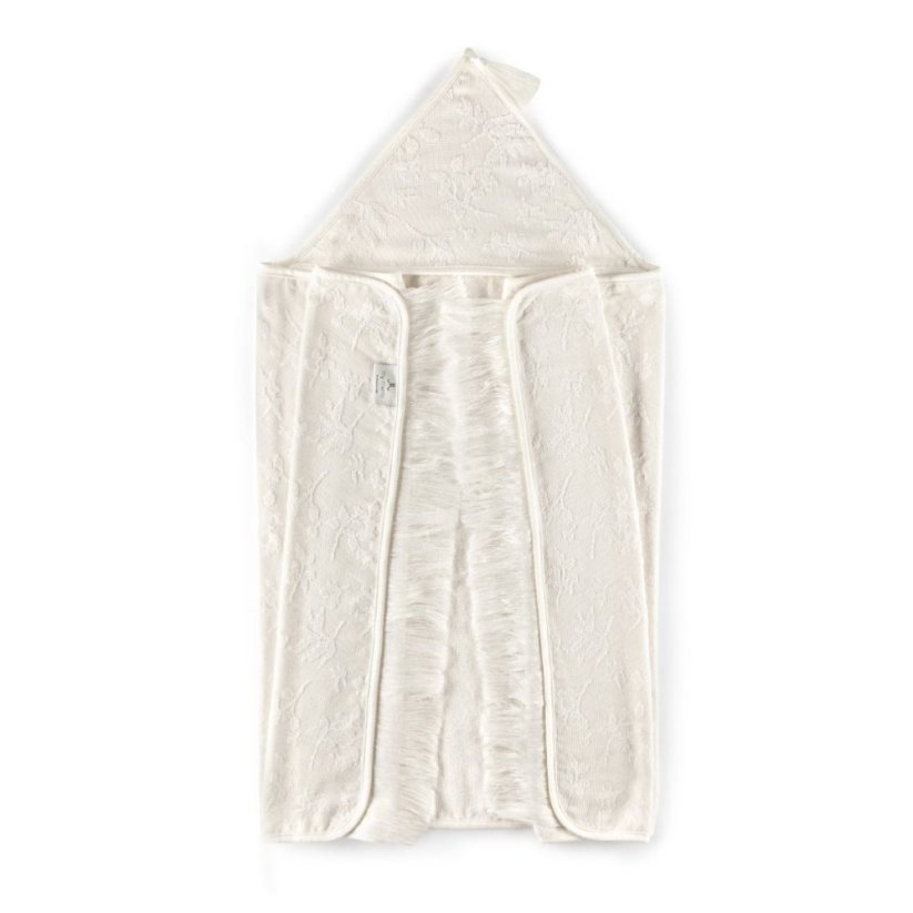 Luxusní dětská osuška s kapucí My Memi - Boho Leaves - Cream