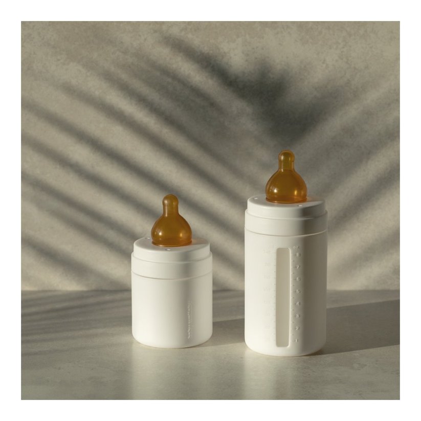 Kojenecká antikoliková láhev Baby Wallaby - White 120 ml