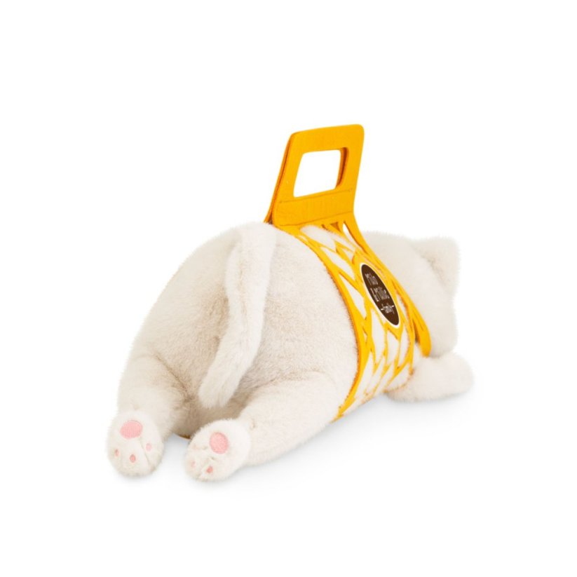 Plyšová ležící kočička v plstěném vaku Orange Toys 56 cm - Milo the White Cat