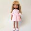 Šaty pro panenku Paola Reina a Minikane 32 cm By Loli - Fairy - Baby pink