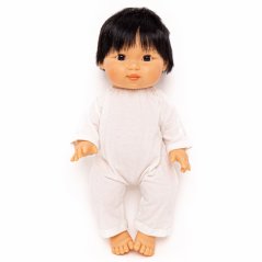 Overal pro panenku 34 cm By Loli - Vintage Baby - Light Cream