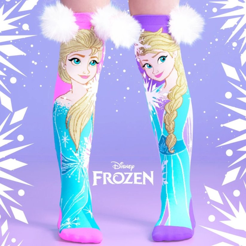 Podkolenky MADMIA - Elsa sparkle - 6 - 99 let