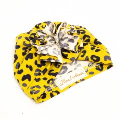 Turban pro panenku 34 cm By Loli - Flora - Yellow Leo