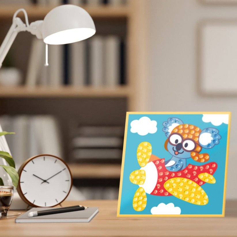 Diamantové malování pro nejmenší koala pilot Kitfix - Mini 5+