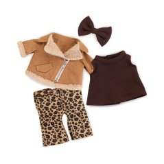 Set oblečení pro pejska Lucky Doggy - Leopard Fur outfit