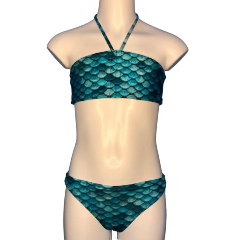 Plavky pro mořské panny Kuaki Mermaids - Turquoise - L 12-15 let