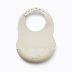 Silikonový bryndák Jack O Juno - Bib Poppy cream
