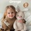 Plyšový králíček Orange toys 60 cm - Bunny White