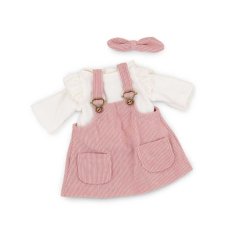 Růžové šatičky s tričkem a mašlí pro pejska Lucky Doggy - Stylish Vacation