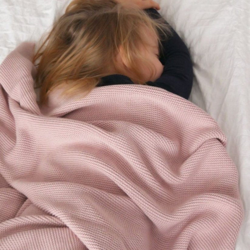 Bambusová deka My Memi - Powder Pink