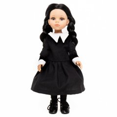 Šaty pro panenku Paola Reina a Minikane 32 cm - By Loli - Wednesday School Dress