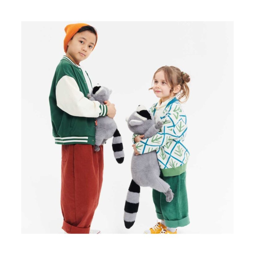 Plyšový mýval ležící Orange toys 58 cm - Raccoon