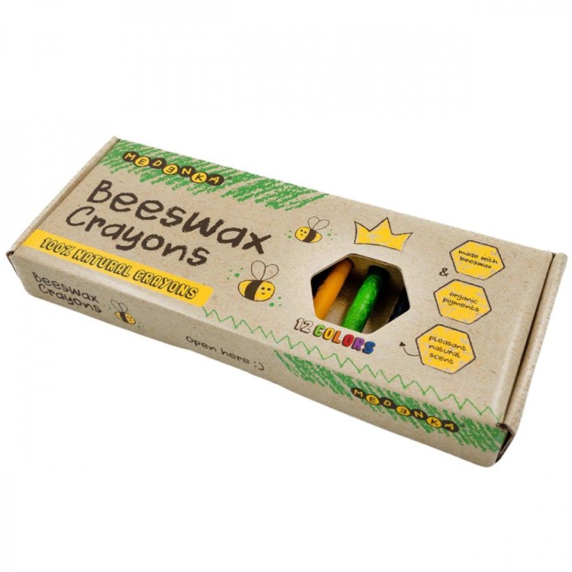 Přírodní voskovky z včelího vosku Medenka - Klasické barvy 3+