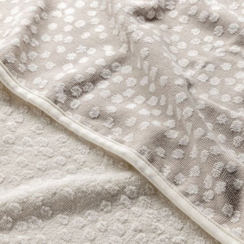 Dětská osuška s kapucí My Memi - Boho Dots - Beige