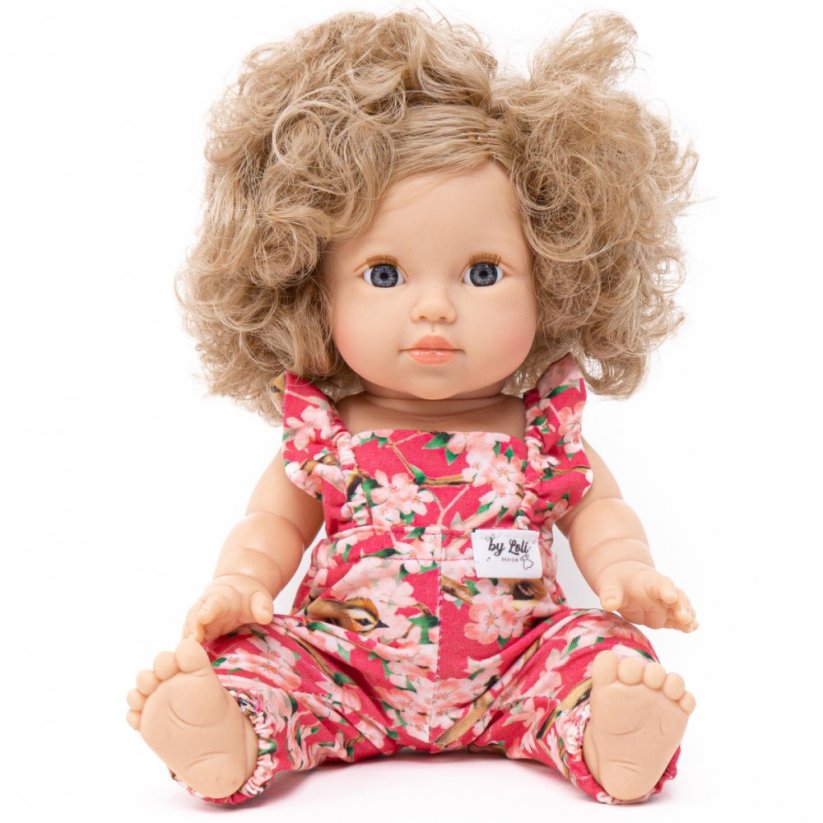 Overal pro panenku 34 cm By Loli - Mili - Sakura birds