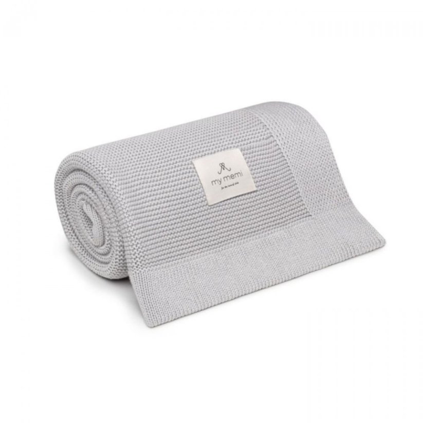 Bambusová deka My Memi - Light grey