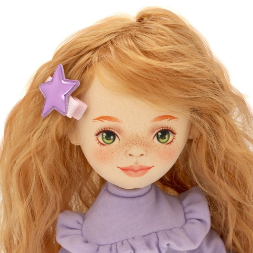 Látková panenka Orange Toys - Sweet Sisters Sunny - Purple Sweater