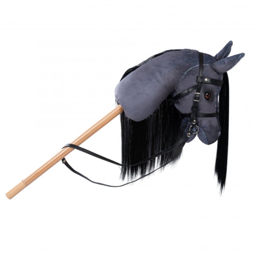 Hobby koník na tyči By Astrup - Hobby Horse Blaze Dark Grey