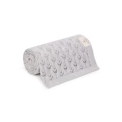 Ažurková deka My Memi - Light Grey