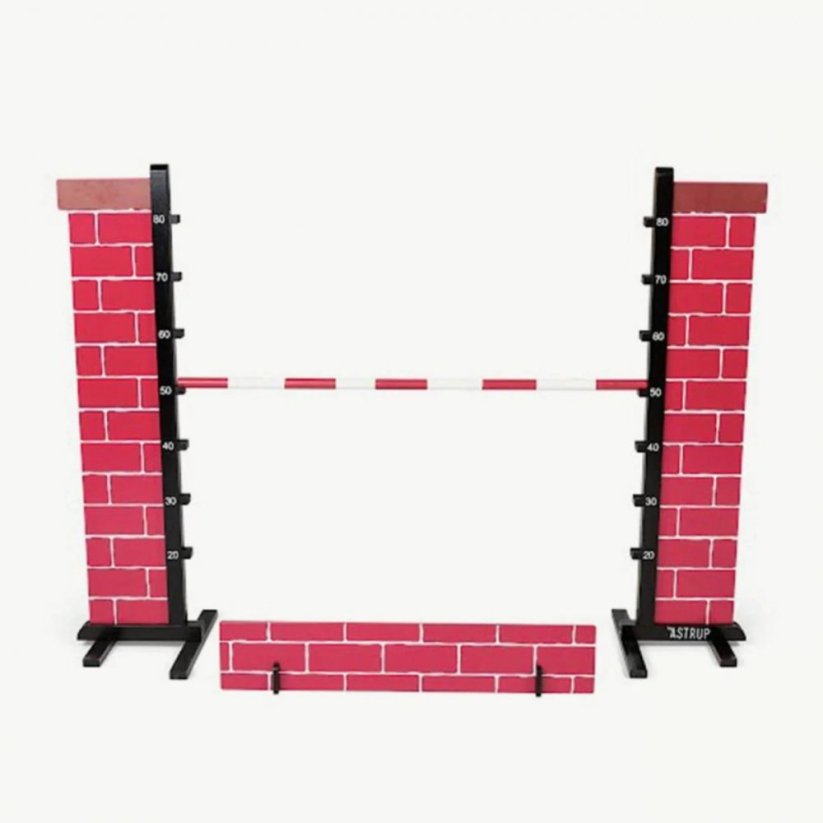 Překážková tyč zeď By Astrup - Hobby Horse Brickwall Jumping Fence