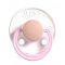 Dudlík Rebael z přírodního kaučuku 1 ks - Snowy Soft Flamingo - 0-6 měsíců (velikost 1)