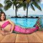 Kostým mořské panny Kuaki Mermaids - Mořský ocas a monofin ploutev - Bali - L 12-15 let