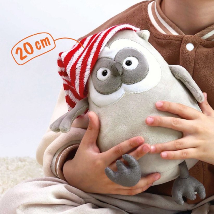 Plyšová sova Orange 20 cm Toys - Owl