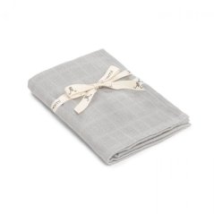 Bambusová plenka z mušelínu My Memi - Light grey