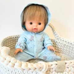 Overal s kapucí pro panenku 34 cm By Loli - Baby - Hippo
