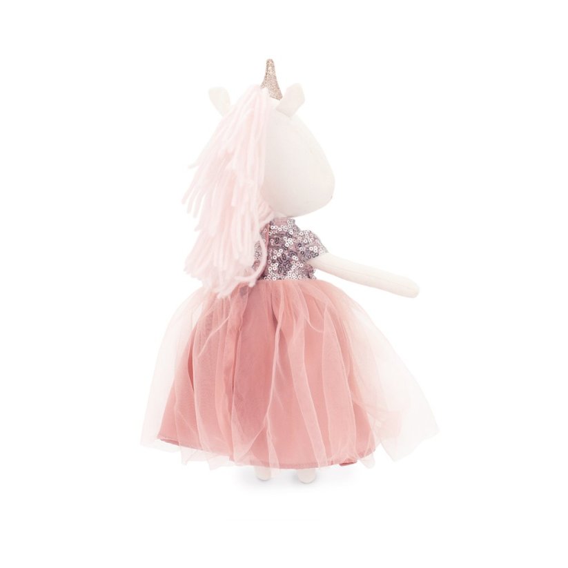 Látkový jednorožec s extra ploutví 29 cm Orange Toys - Daphne The Unicorn - Pink Dress \ Mermaid tail