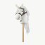 Hobby koník na tyči By Astrup - Hobby Horse White