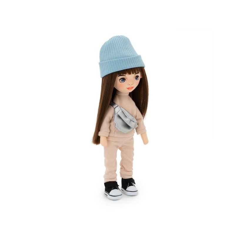 Látková panenka Orange Toys - Sweet Sisters Sophie - Beige Tracksuit