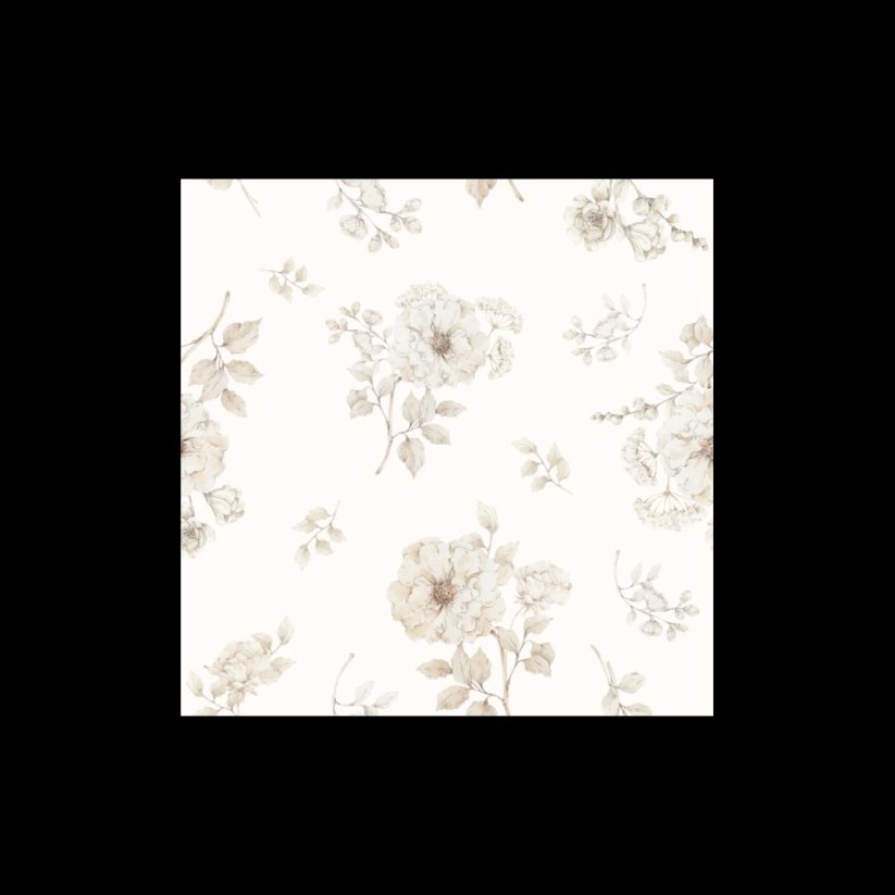 Luxusní prostěradlo do postýlky My Memi - Boho Flowers
