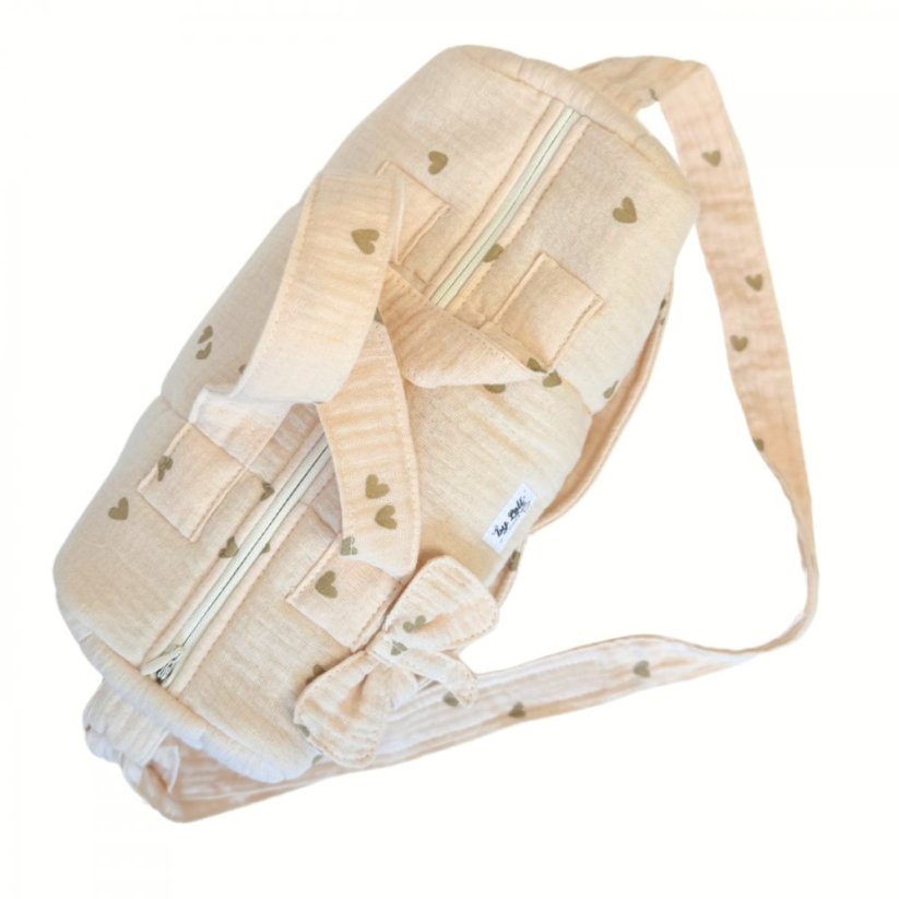 Přebalovací taška na kočárek pro panenku By Loli - Cream love