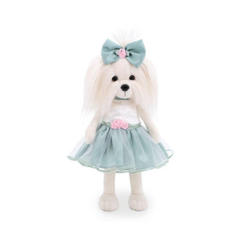 Plyšový pejsek maltézská fenka Lucky Doggy - Mimi Rose Bud