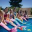 Kostým mořské panny Kuaki Mermaids - ocas, monofin ploutev a vrchní díl plavek - set 3 ks - Ibiza Gold - XXS 5-6 let
