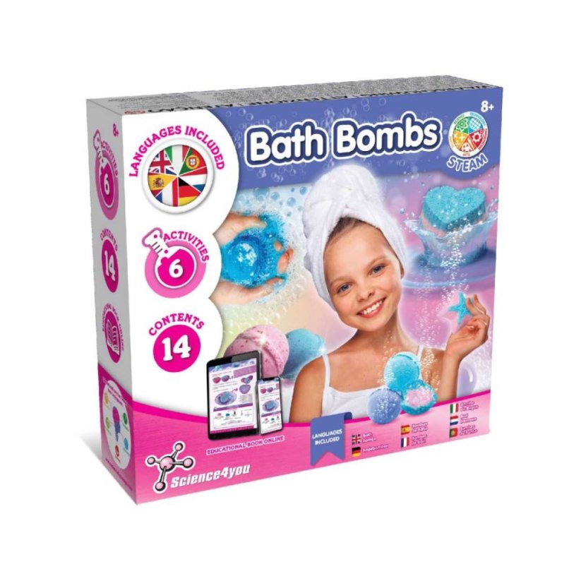 Výroba bomb do koupele Science4you - Bath Bombs 8+